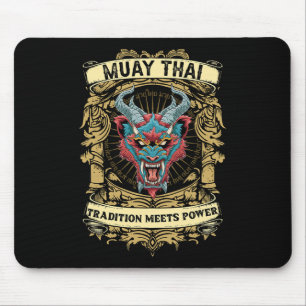 Mousepad Tradição Encontra Poder - Kickboxing E Muay Thai D