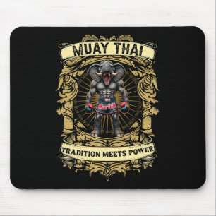 Mousepad Tradição Encontra Poder - Kickboxing E Muay Thai E