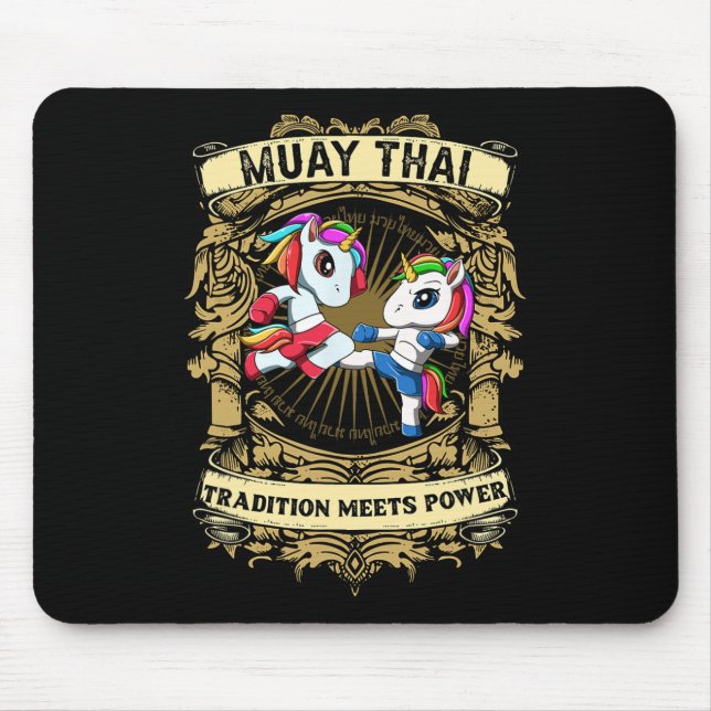 Mousepad Tradição Encontra Poder - Kickboxing E Muay Thai F (Frente)
