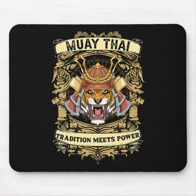 Mousepad Tradição Encontra Poder - Kickboxing E Muay Thai S (Frente)