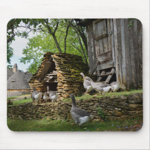 Mousepad tradicional da fazenda do ganso dos gras