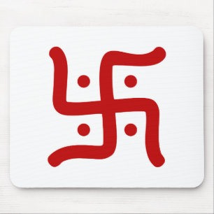 Mousepad tradicional hindu swastika, índio, símbolo religio