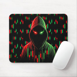 Mousepad Trading Chart Pattern Streetwear Red Green Candle
