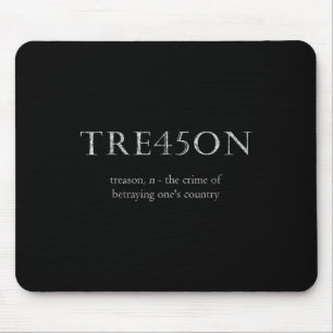 Mousepad Traição Anti-Trump _ Tre45on Distressed Impeach