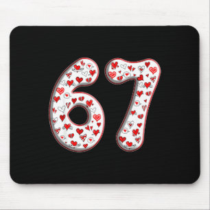 Mousepad Traje de Casal Dupla 67 Meme Seis Sete Dia dos Nam
