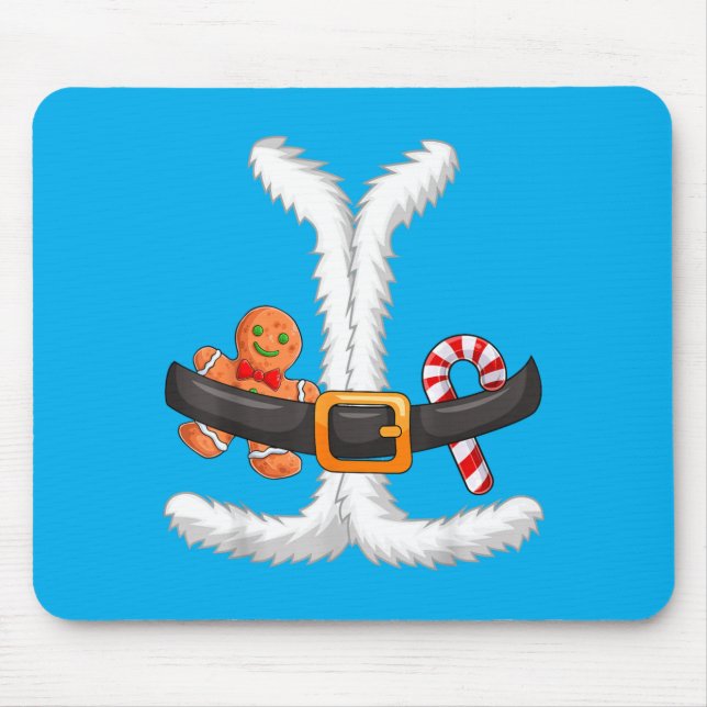 Mousepad Traje de Fantasia de Natal Casal de Natal Hallowee (Frente)