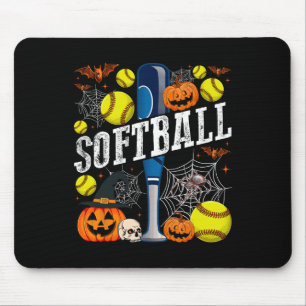 Mousepad Traje de Halloween engraçado de T suave com abóbor