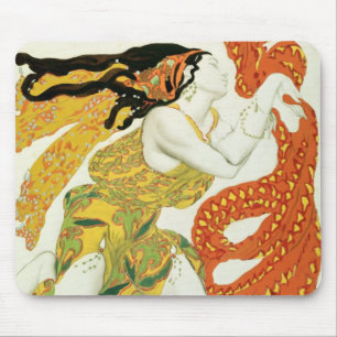 Mousepad Traje o design para um bacchante 'em Narcisse