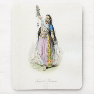 Mousepad Traje tradicional da mulher indiana