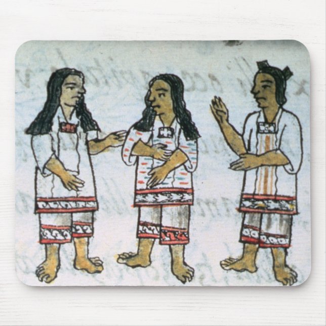 Mousepad Trajes astecas fêmeas (Frente)