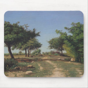 Mousepad Trajeto através das árvores de maçãs