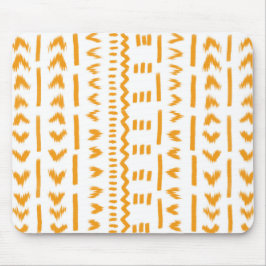 Mousepad Trajetórias de mudo solar padrão africano em branc