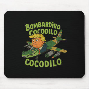 Mousepad Tralalalalero Tralala Crocodilo Trump Italiano