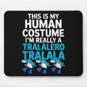 Mousepad Tralalalero Tralala Humana Figurino Engraçado Hall