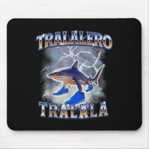 Mousepad Tralalalero Tralala Shark Meme Bootle