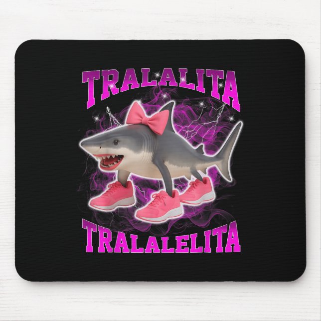 Mousepad Tralalalita Tralalelita Funny Italiana Brainrot Ha (Frente)