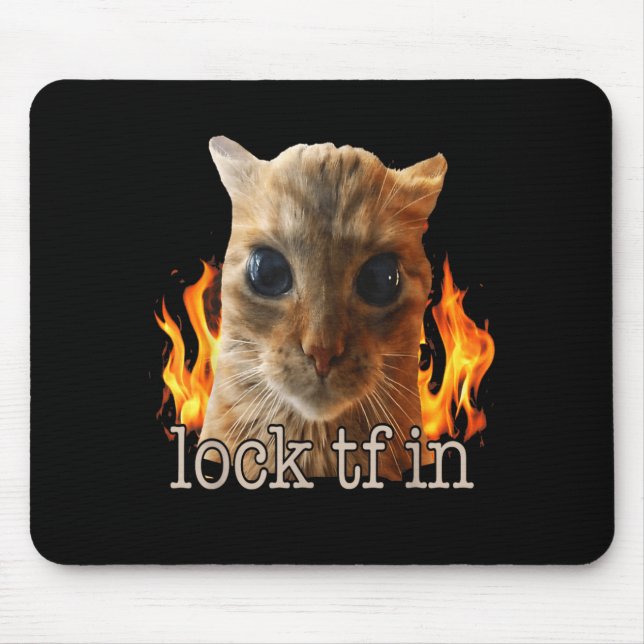 Mousepad Trancar tf no gato (Frente)