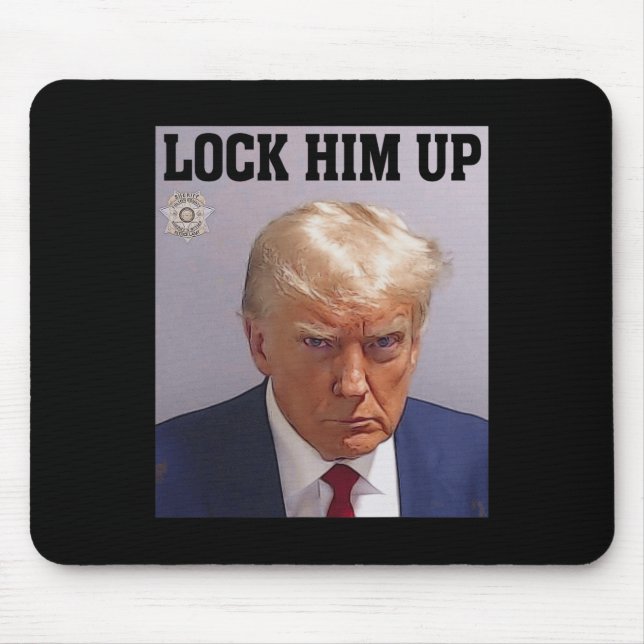 Mousepad Tranque-O Donald Trump Mug Shot T S Anti Trump G (Frente)