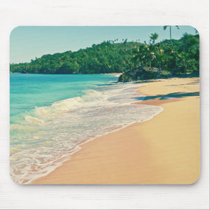 Mousepad Tranquil Tropical Island Beach