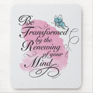 Mousepad Transformar e renovar - Romanos 12 : 2