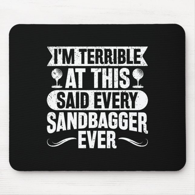 Mousepad Trapaceiro de Areia de Golfe (Frente)