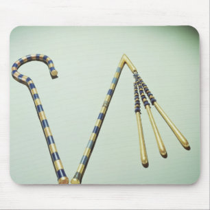 Mousepad Trapaceiro e flail, do túmulo de Tutankhamun