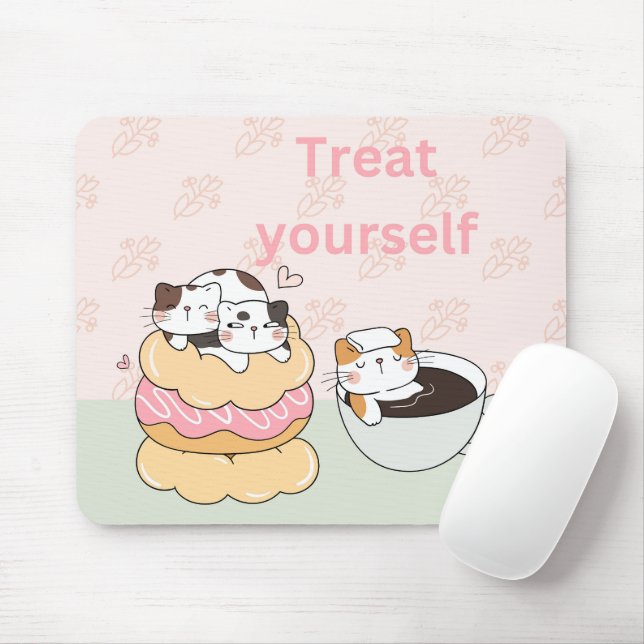 Mousepad Trate Seus Gatos (Com mouse)
