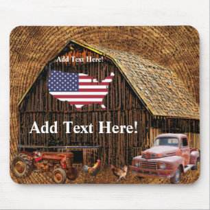 Mousepad Trator de Pavilhão Russo Barn - Antena Americana