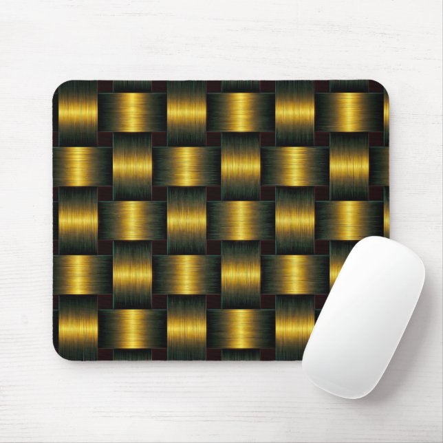 Mousepad Trava Dourada da proteção do mouse do ouro (Com mouse)