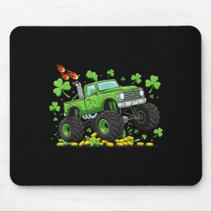 Mousepad Travessuras de caminhão monstro sortudo para menin