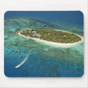 Mousepad Treasure Island Resort and boat, Fiji
