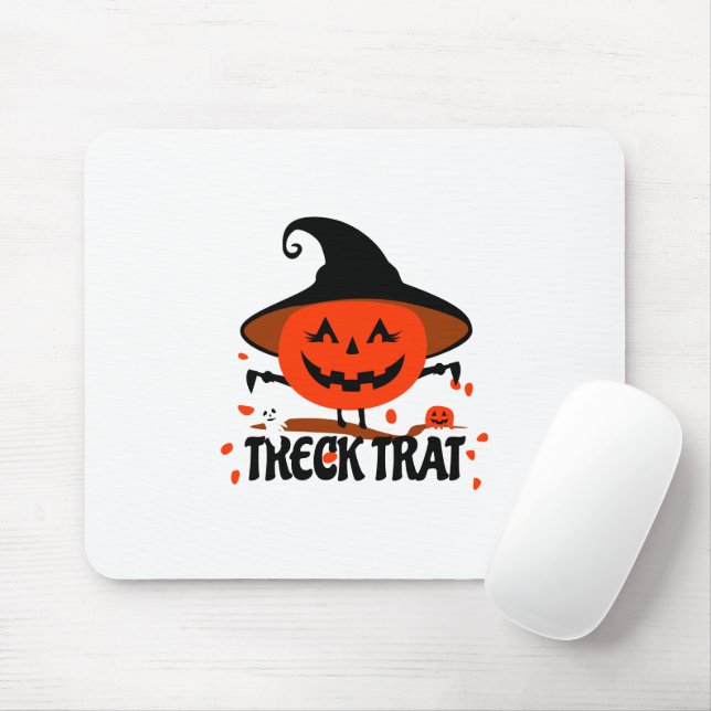 Mousepad Treck Trat Pumpkin sorrindo (Com mouse)