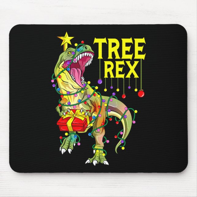 Mousepad Tree Rex! Paleontólogo Natalino Engraçado  (Frente)