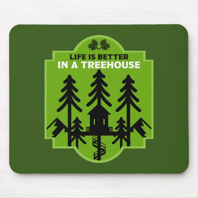Mousepad Treehouse Living (Frente)
