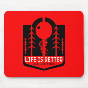 Mousepad Treehouse Playhouse De Volta À Escola