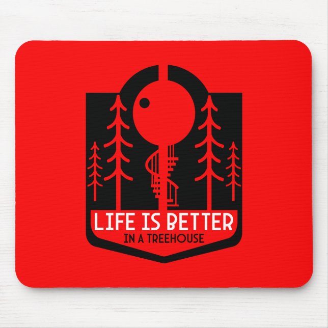 Mousepad Treehouse Playhouse De Volta À Escola (Frente)