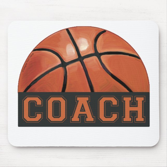 Mousepad Treinador de Basquete (Frente)