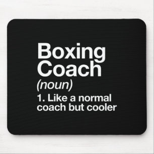 Mousepad Treinador de Definição de Esportes Engraçado de Bo