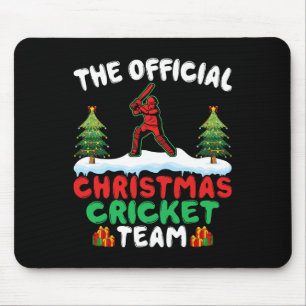 Mousepad Treinador de jogador de críquete de Natal - Amante
