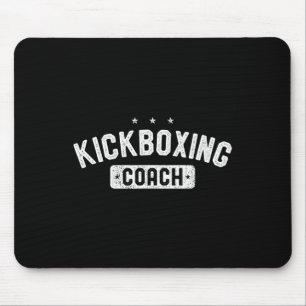 Mousepad Treinador de Kickboxing Vintage Kickboxing