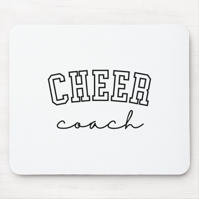 Mousepad Treinador de Torcida Cheerleading, Pequeno  (Frente)