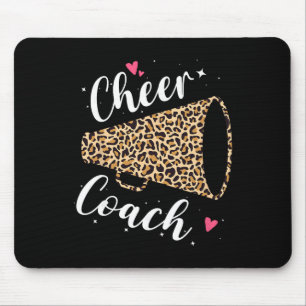 Mousepad Treinador de Torcida Leopardo Cheerleading Aprecia