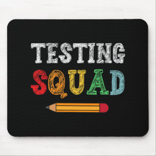 Mousepad Treinador do Dia de Teste de Figuras de Esquadrão