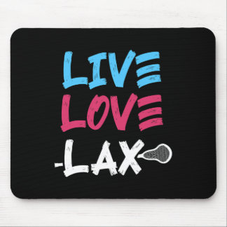 Mousepad Treinador do Lacrosse Player do Live Lax Love Goal