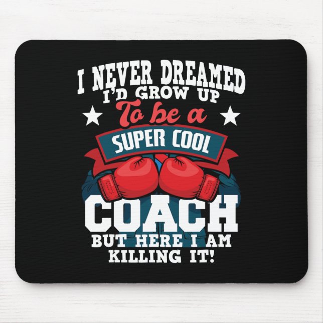 Mousepad Treinador em Boxing - Kickboxer Gym Boxer 2 (Frente)