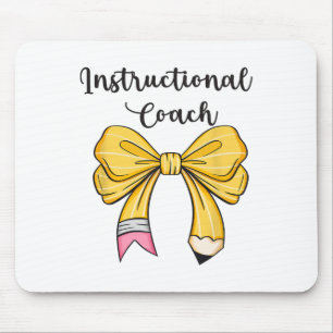 Mousepad Treinador Instrucional Engraçado De Volta à Escola