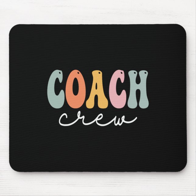 Mousepad Treinador Tripulante Retro Groovage Vintage Feliz  (Frente)