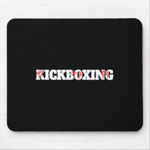 Mousepad Treinamento de luta de kickboxing em jaula