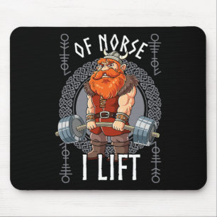Mousepad Treinamento de musculação na academia do nórdico I