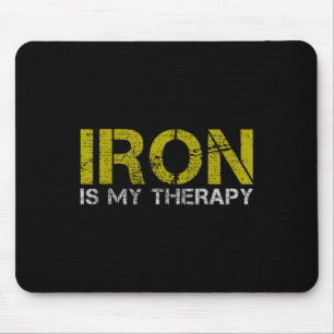 Mousepad Treinamento em Gym na malhação Peso da construção